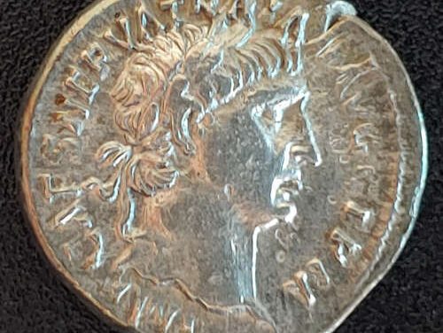 Trajan AD98-118 2.92 gm Silver Denarius w/ Victory etc