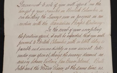 C.P.R. 30 Mar 1872 & 22 May 1876 8×13″ Smith Appointment Letter duo