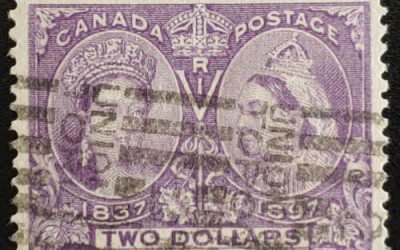 Canada #62 VF Union Stn Toronto Roller Used 1897 $2 Jubilee
