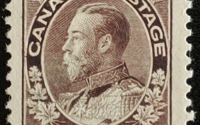 Canada #116 XF Mint HR 1912 10c Plum Admiral