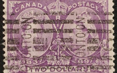 Canada #62 Fine Union Stn Toronto Used 1897 $2 Jubilee