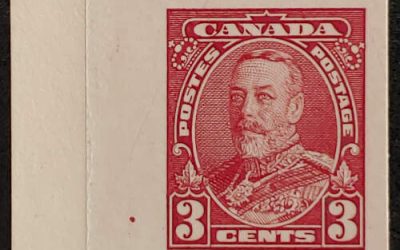 Canada #219P VF 1935 3c George V Plate Proof