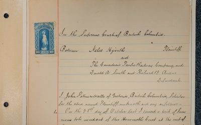 28 Oct 1886 Supreme Court C.P.R. Document duo on Wellburn page