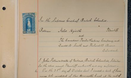 28 Oct 1886 Supreme Court C.P.R. Document duo on Wellburn page