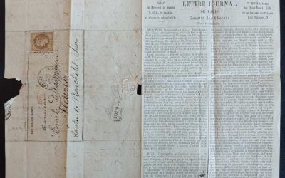 Ballon Monte 19 Nov 1870 30c Letter-Journal de Paris