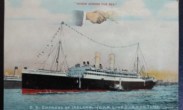 C.P. R.M.S. Empress of Ireland Unused colour Postcard