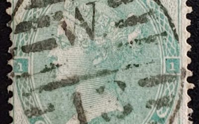 G.B. #42a VG/Fine Used 1862 1/- Plate 1