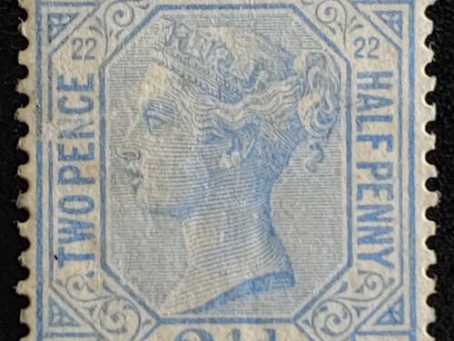 G.B. #82 Fine+ Mint 1880/81 2.5d Plate 22