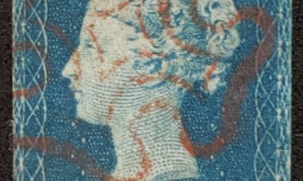 G.B. #2 Good Used 1840 2d Blue red m/c cancel Position F-H