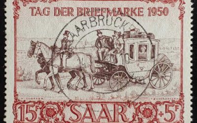 Saar #B76 VF CDS Used 1950 Stamp Day 15Fr