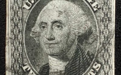 U.S.A. #17 F/VF Used 1851 12c Washington