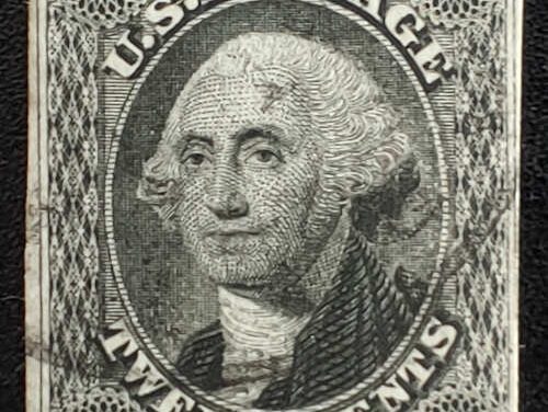U.S.A. #17 F/VF Used 1851 12c Washington