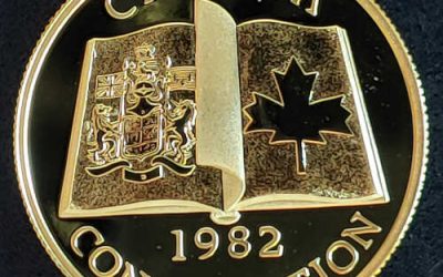 Canada Proof 1982 Constitution 1/2 Ounce QEII $100 Gold