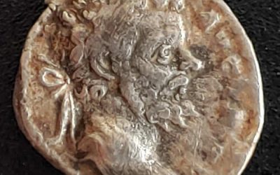 Septimius Severus 193-211 17mm 1.6gm Silver Denarius w/ Mars etc