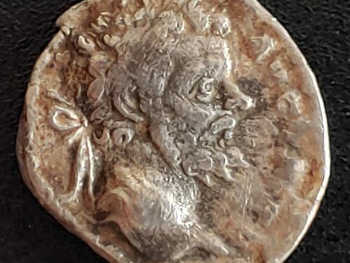 Septimius Severus 193-211 17mm 1.6gm Silver Denarius w/ Mars etc