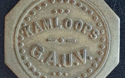 Kamloops, B.C. Grand Army of Retired Veterans Brass Service Token