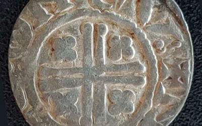 Richard I 1189-1199 16mm .88gm York Mint Short Cross AR Penny