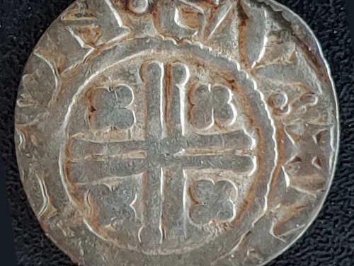 Richard I 1189-1199 16mm .88gm York Mint Short Cross AR Penny