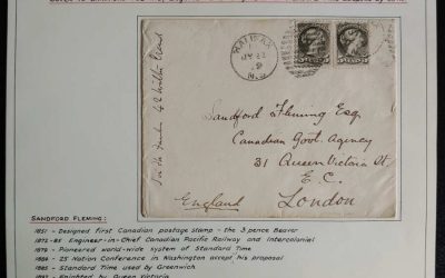 22 Jul 1879 Halifax 10c SQ Transatlantic Cover to Sandford Fleming