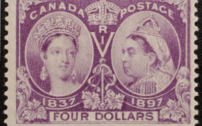 Canada #64 Fresh and Fine Mint HR 1897 $4 Jubilee $1200