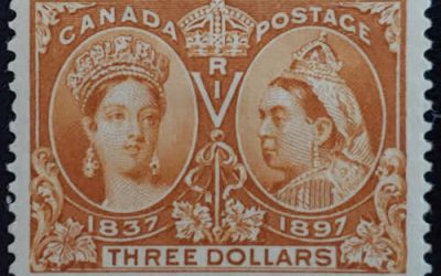 Canada #63 Fine+ Mint 1897 $3 Jubilee