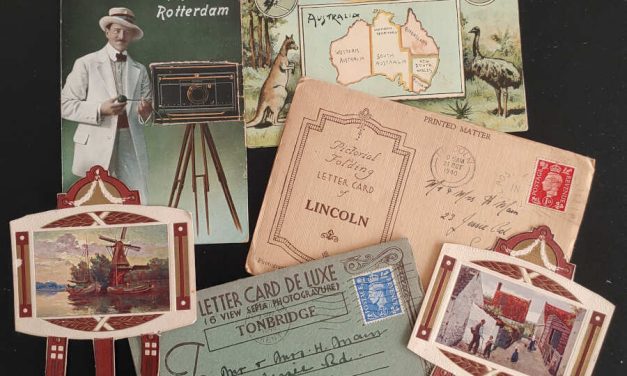 Australia, G.B., Holland 1904/46 Used Foldout Postcards (7 pcs)
