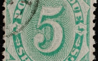 Australia #J20 VF Used 1902 5/- Postage Due