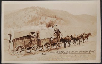 Early Days on the Cariboo Road Unu Gowen Sutton Postcard