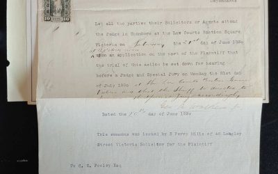 21 Jun 1890 #BCL2, 5 Pooley & Walkem signed Doc on Wellburn page