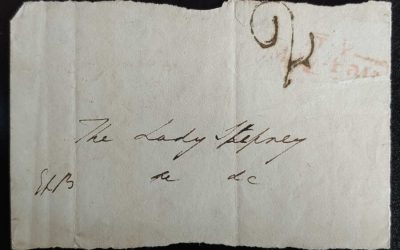 Edward Bulwer-Lytton signed Front to Lady Stepney, cf Col. Moody