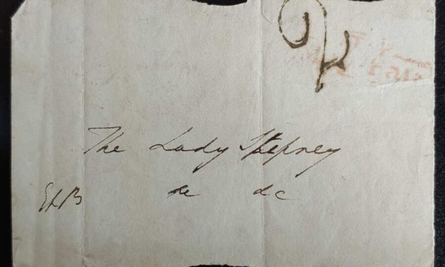 Edward Bulwer-Lytton signed Front to Lady Stepney, cf Col. Moody