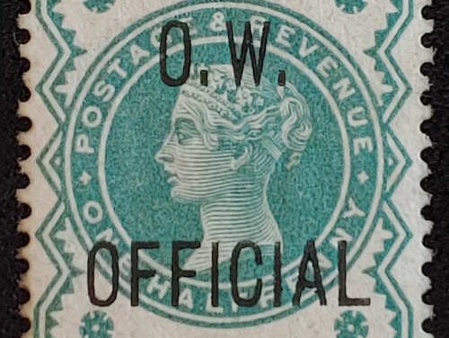 G.B. #O46 Mint 1901 1/2d Official