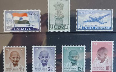India #200-206 Mint 1947/48 Set duo (7)