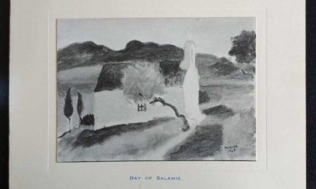Marina, Duchess of Kent signed Christmas 1948 Card w/ her Art