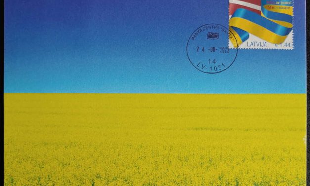 Latvia 24 Aug 2022 Ukraine Support Maxicard*