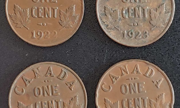 Canada Fine+ 1922-1925 George V Cent quartet