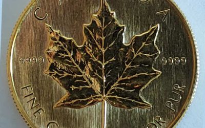 Canada BU 1983 .9999 fine ounce $50 Gold Maple Leaf