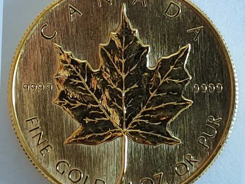 Canada BU 1983 .9999 fine ounce $50 Gold Maple Leaf