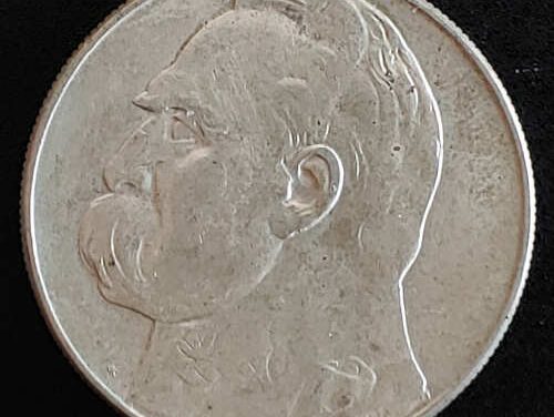 Poland Unc 1936 Jozef Pilsudski Silver 10 Zlotych .5305oz ASW