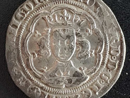 Edward III 1327-1377 28mm 4.38gm London Mint 1356 Silver Groat