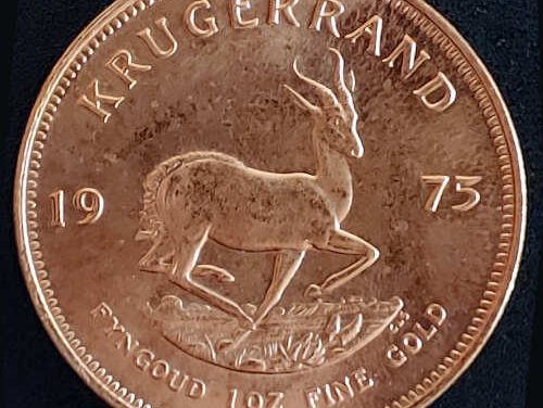 South Africa BU 1975 ounce Gold Krugerrand 1.0003oz AGW