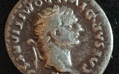 Domitian 81-96 AD 3.1g Silver Denarius w/ Princeps Iuventutis