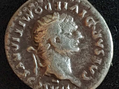 Domitian 81-96 AD 3.1g Silver Denarius w/ Princeps Iuventutis