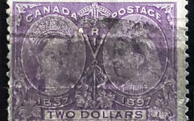 Canada #62 Fine Used 1897 $2 Jubilee