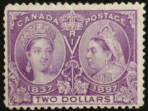 Canada #62 Fine Unu 1897 $2 Jubilee