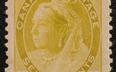 Canada #81 VF Mint 1902 7c QV Numeral