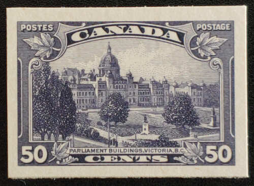 Canada #226P VF 1935 50c Plate Proof