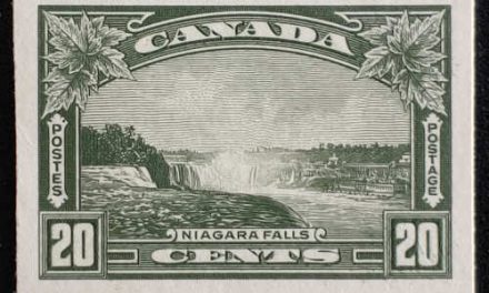 Canada 225P VF 1935 20c Niagara Falls Plate Proof