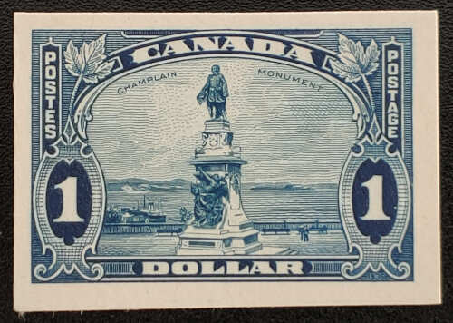 Canada #227P VF 1935 $1 Champlain Plate Proof
