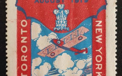 Aero Club #CLp3a VF Unu 1919 $1 Semi-Official Airmail